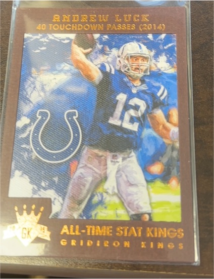 2014 Gridiron Kings #40 Andrew Luck — front
