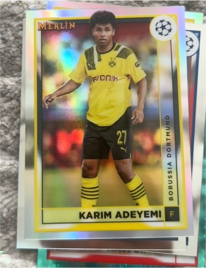 2023 Merlin UEFA Champions League #27 Karim Adeyemi — front