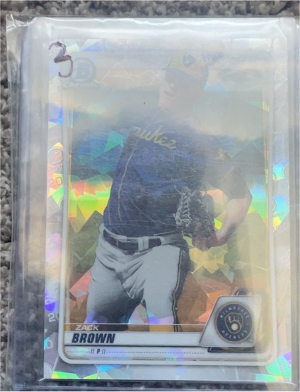2021 Topps 3D #6 Zaack Brown — front