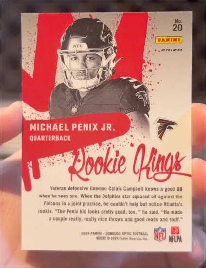 2024 Panini Prizm #20 Michael Penix Jr. — front