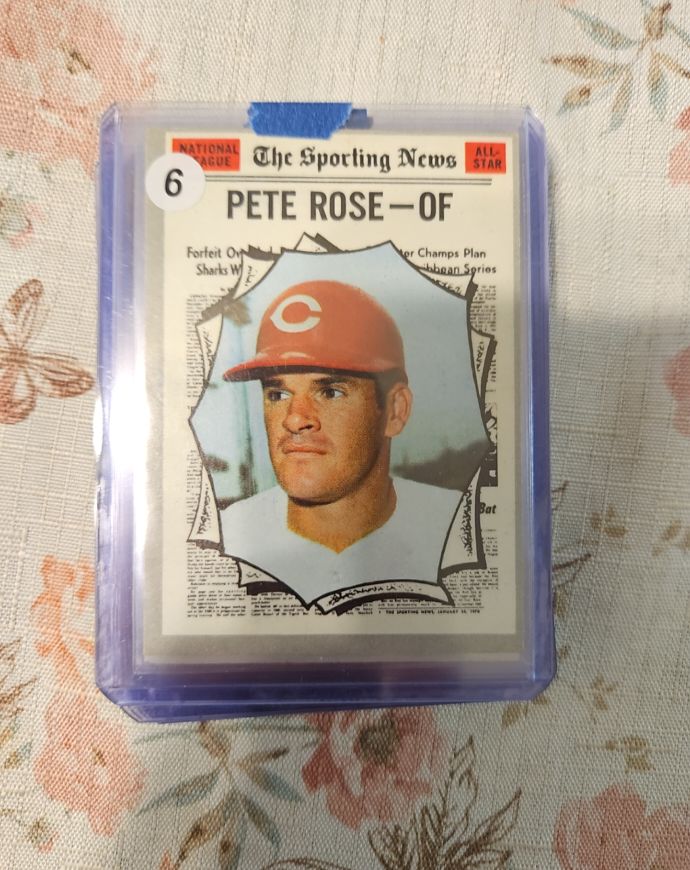 1970 Topps #6 Pete Rose — front