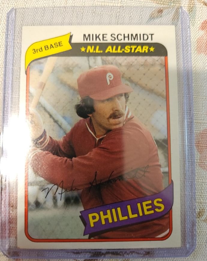 1977 Topps #550 Mike Schmidt — front