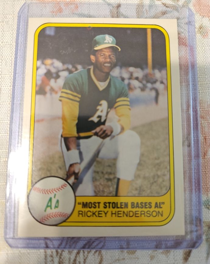 1980 Topps #661 Rickey Henderson — front