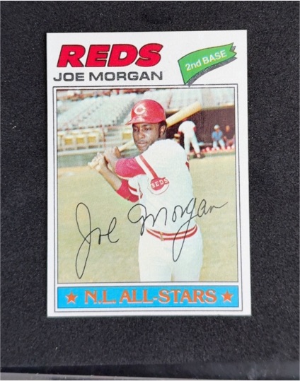 1977 Topps Joe Morgan Cincinnati Reds — front