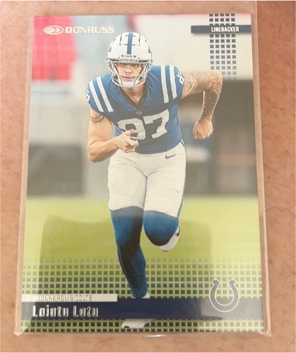 2022 Donruss #87 Lejrin Latu — front