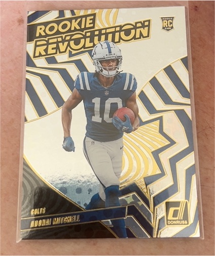 2022 Donruss Rookie Revolution #RR-10 A.J. Brown Mitchell — front