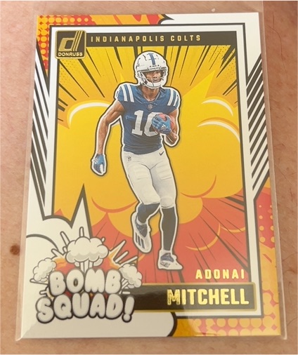 2023 Donruss Bomb Squad Adonai Mitchell — front