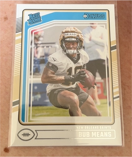 2023 Donruss Rated Rookie Bub Means — front