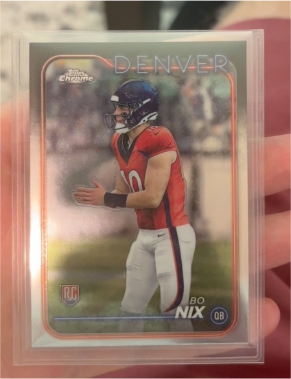 2021 Topps Chrome #RC Bo Nix — front