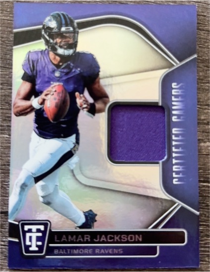 2020 Panini Certified Gamers Lamar Jackson — front