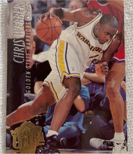 1994 Fleer Ultra #7 Chris Webber — front