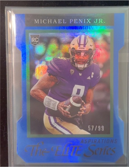 2022 Panini The Elite Series Aspirations #57 Michael Penix Jr. — front