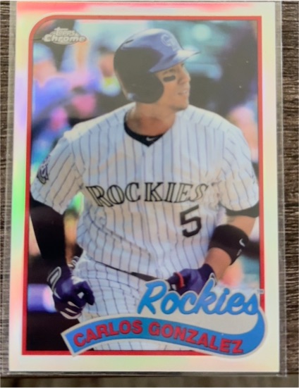 2011 Topps Chrome #5 Carlos Gonzalez — front