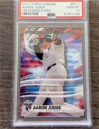 2017 Topps Chrome #FF11 Aaron Judge Freshman Flash — front