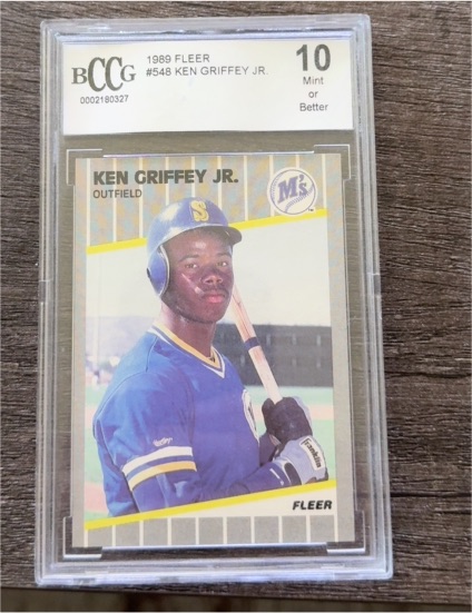 1989 Fleer #548 Ken Griffey Jr. — front