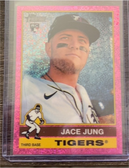 2022 Topps Heritage #TBD Jace Jung — front