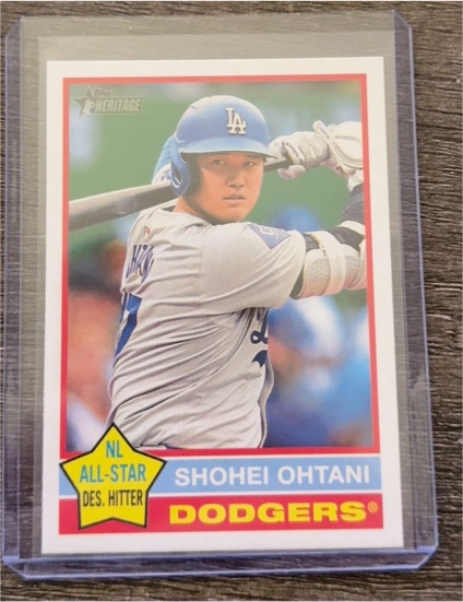 2023 Topps Heritage #Shohei Ohtani NL All-Star Des. Hitter — front