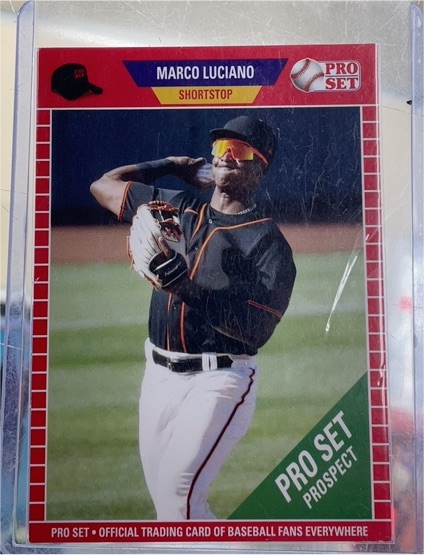 1991 Pro Set #PRO SET PROSPECT Marco Luciano — front