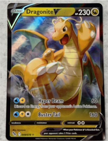 2021 Pokémon Vivid Voltage #043 Dragonite V — front