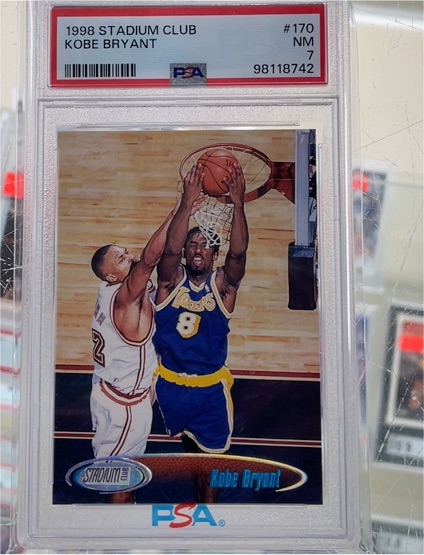 1998 Stadium Club #170 Kobe Bryant — front
