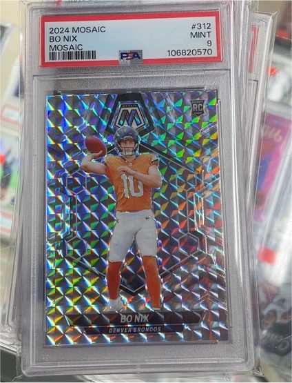 2024 Mosaic #312 Bo Nix — front