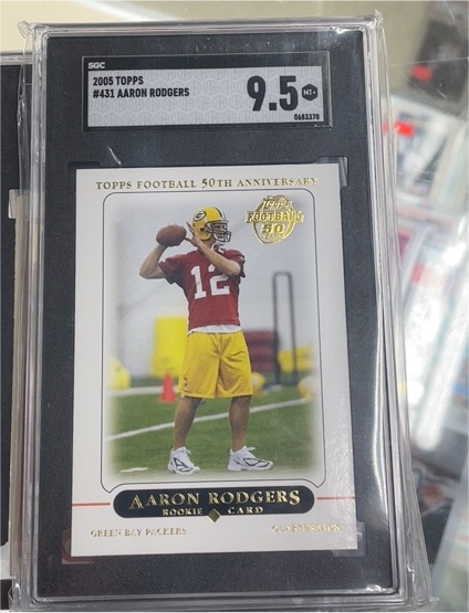 2005 Topps #431 Aaron Rodgers — front