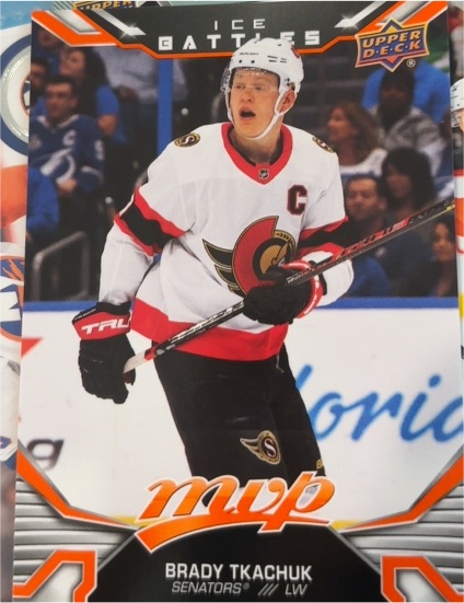 2021 Upper Deck MVP Ice Gateways Brady Tkachuk — front
