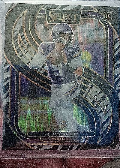 2022 Panini Select #RC-9 J.J. McCarthy — front