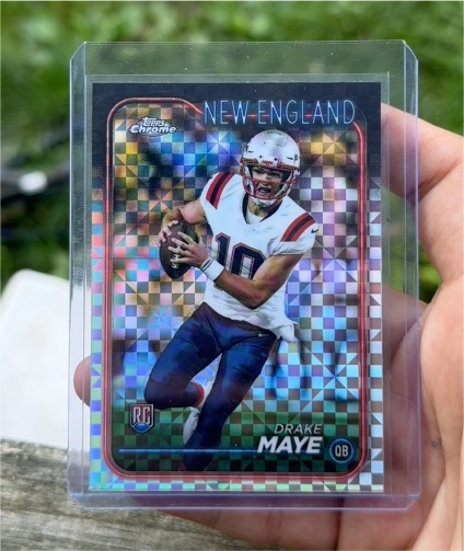 2023 Topps Chrome #10 Drake Maye — front
