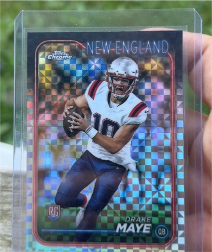 2023 Topps Chrome #RC Drake Maye — front