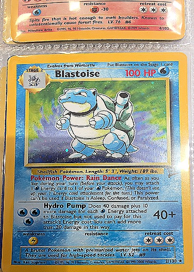 1999 Pokémon #21 Blastoise — front