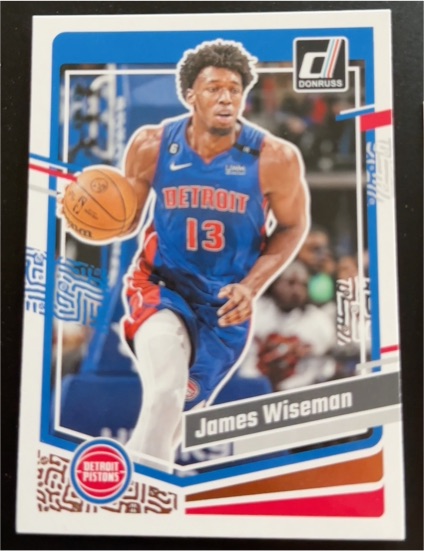 2020 Donruss #13 James Wiseman — front