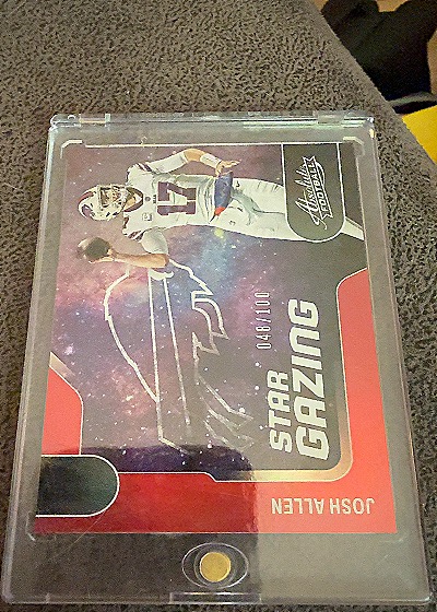 2020 Panini Absolute Football #48 Josh Allen Star Gazing — front
