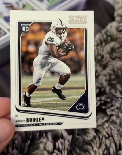 2018 Score #26 Saquon Barkley — front