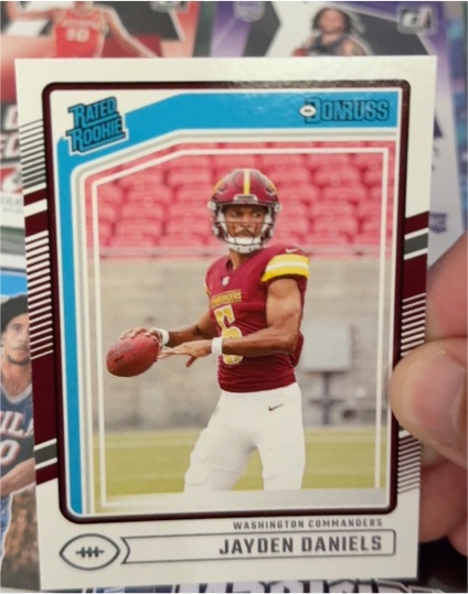 2023 Donruss Rated Rookie #6 Jayden Daniels — front