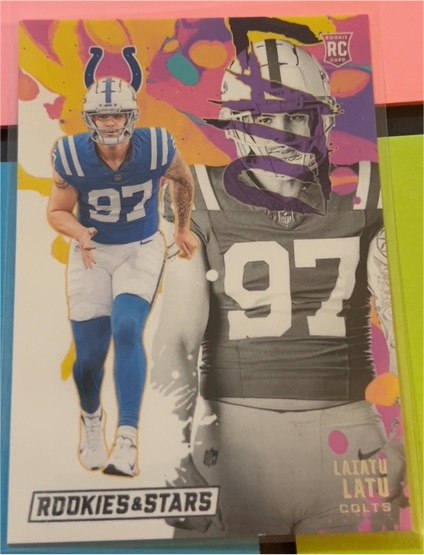 2023 Panini Rookies & Stars #97 Latatu Latu — front