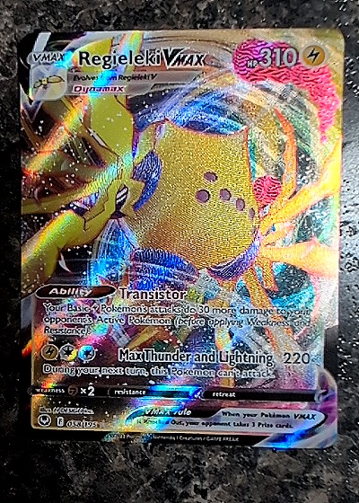 2021 Pokémon Sword & Shield VMAX #SV107 Regieleki VMAX — front