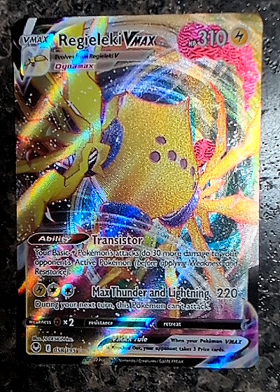 2021 Pokémon Vivid Voltage #045 Regieleki VMAX — front