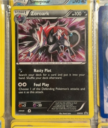 2010 Pokémon BW08 #8 Zoroark — front