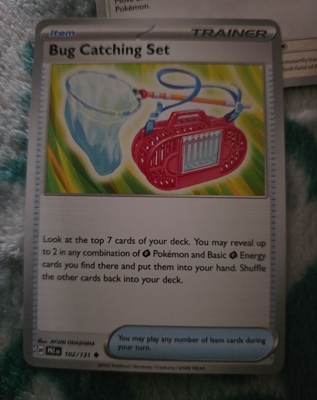 2015 Pokémon XY Evolutions #102 Bug Catching Set — front
