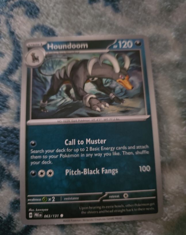 2023 Pokémon Houndoom #063 — front