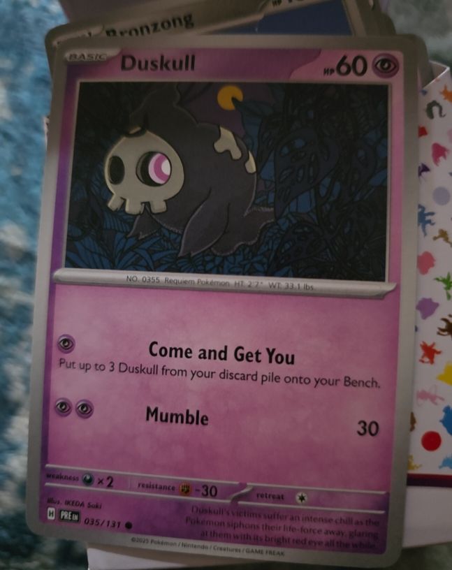 2023 Pokemon #035 Duskull — front