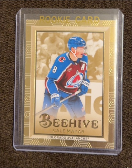 2021 Beehive Cale Makar Rookie Card — front