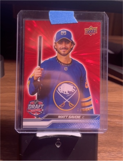 2023 Upper Deck Draft Red #Matt Savoie — front