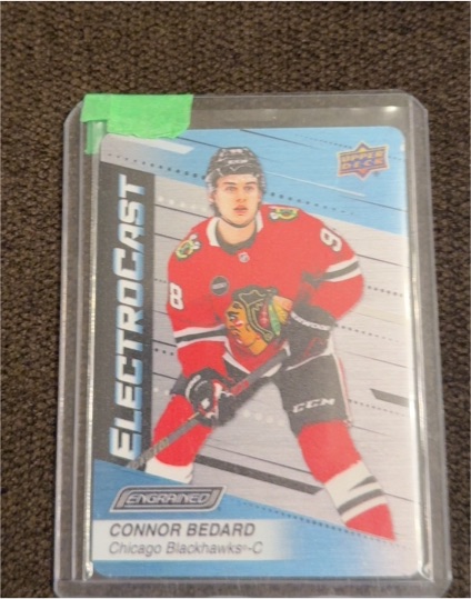 2023 Upper Deck Engrained Electrocast #Connor Bedard — front
