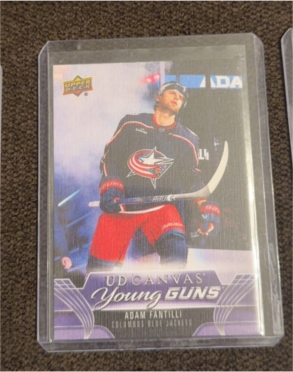 2023 Upper Deck Canvas Young Guns #Adam Fantilli — front