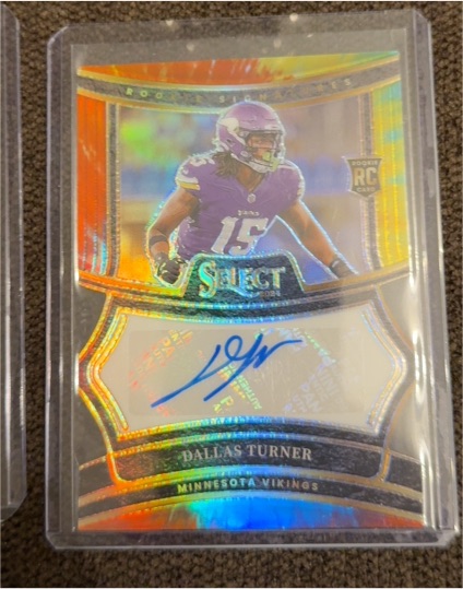 2022 Panini Select #15 Dallas Turner — front