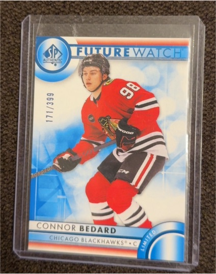 2023 SP Authentic Future Watch #171 Connor Bedard — front