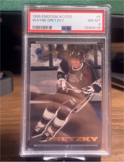 1995 Emotion Xcited #5 Wayne Gretzky — front