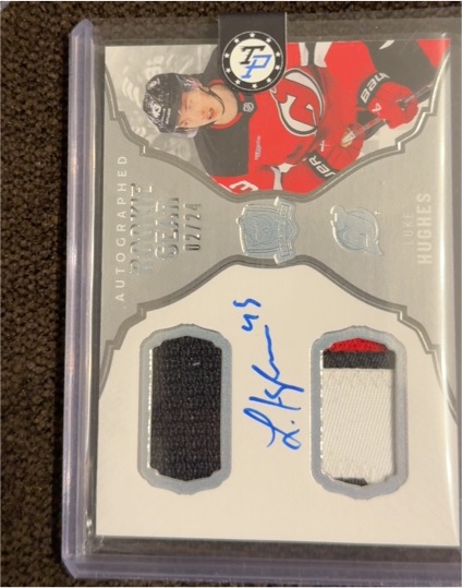 2021 Upper Deck The Cup #D-LEH Luke Hughes — front